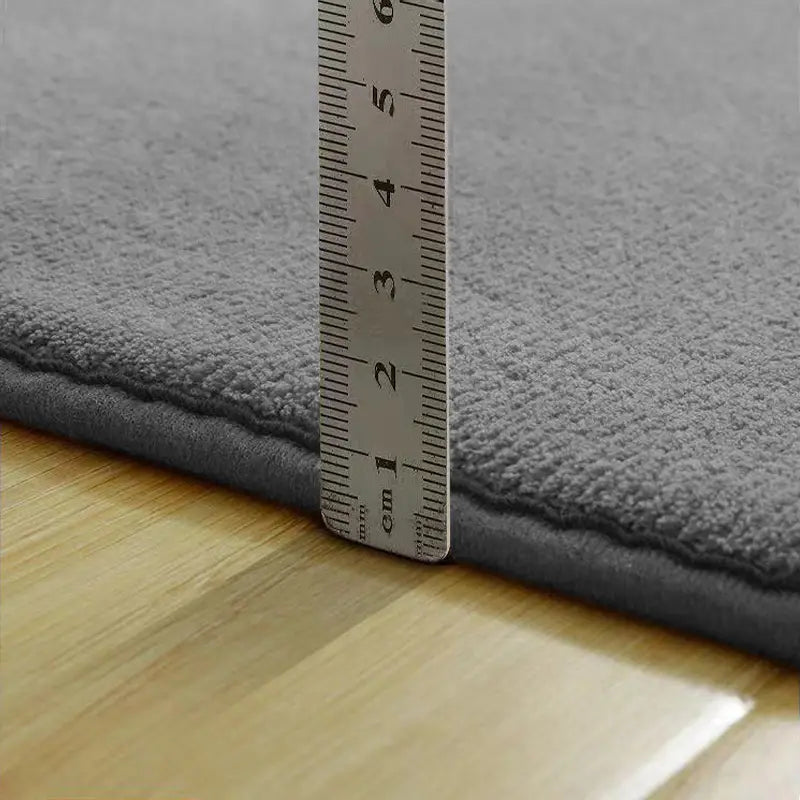 Beige Soft Plush Area Rug.