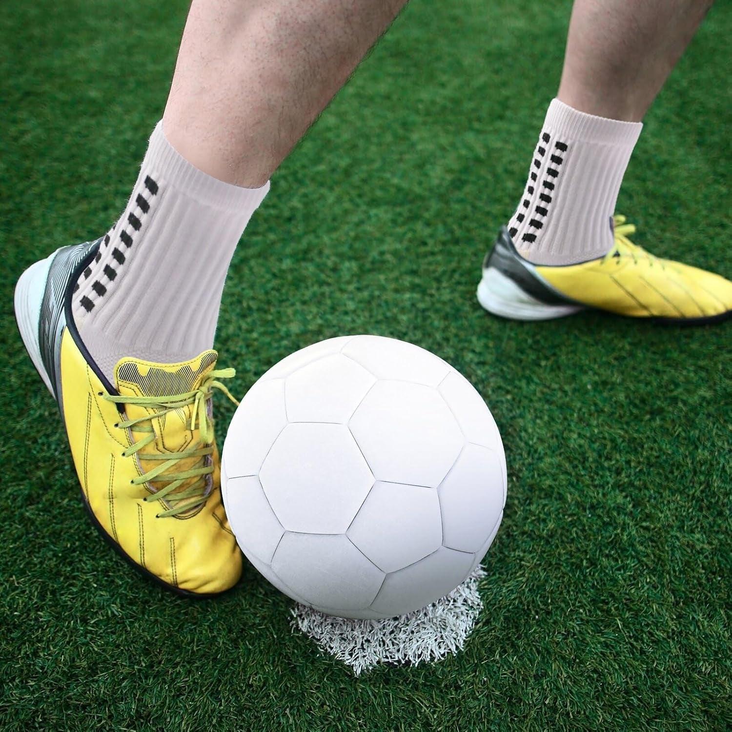 4 Pairs Grippy Soccer Socks.