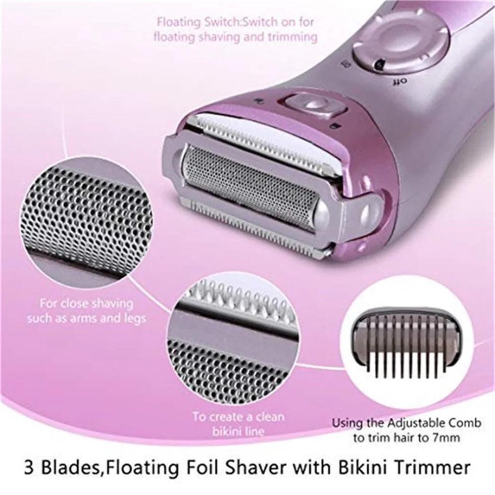 Electric Shaver for Women, Cordless Razor.