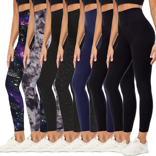 7 Pack Leggings for Women.