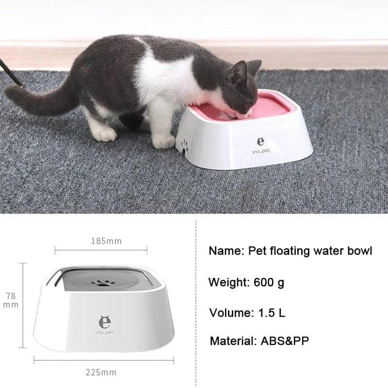 Dog Drinking Water Bowl with Floating Design - Large Capacity.
