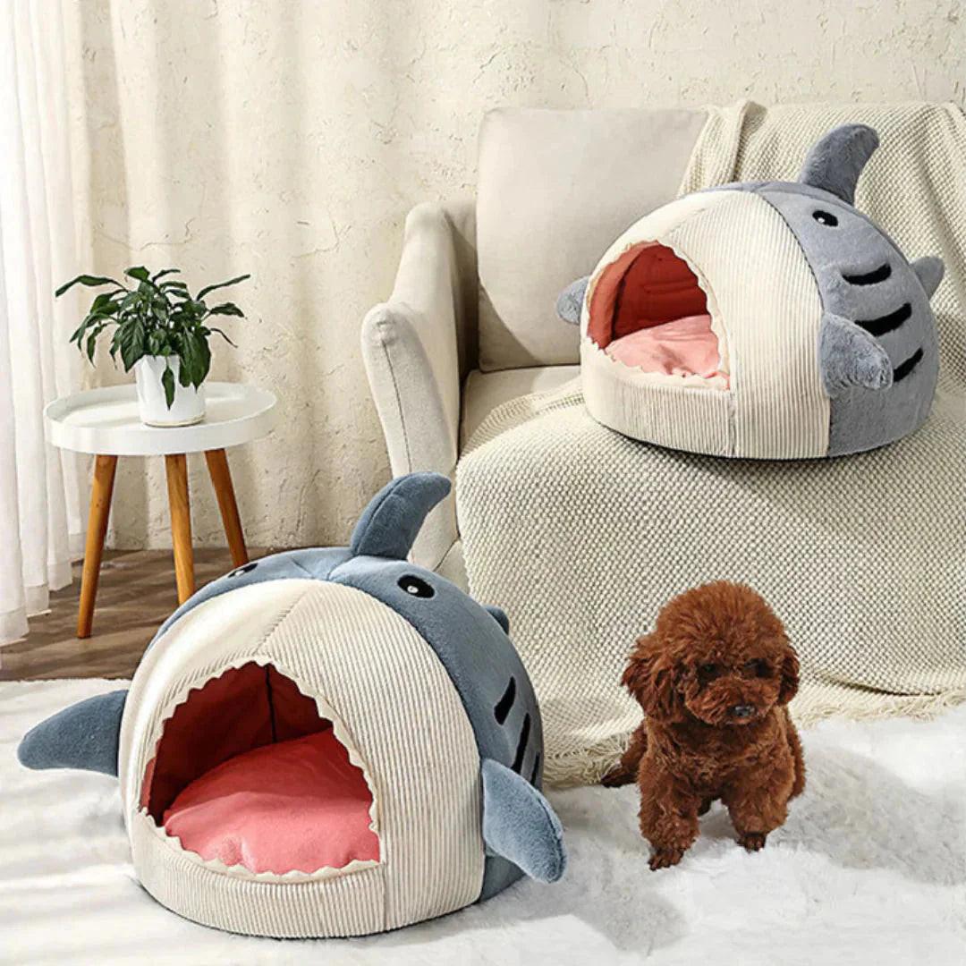 Plush Shark Pet Bed.
