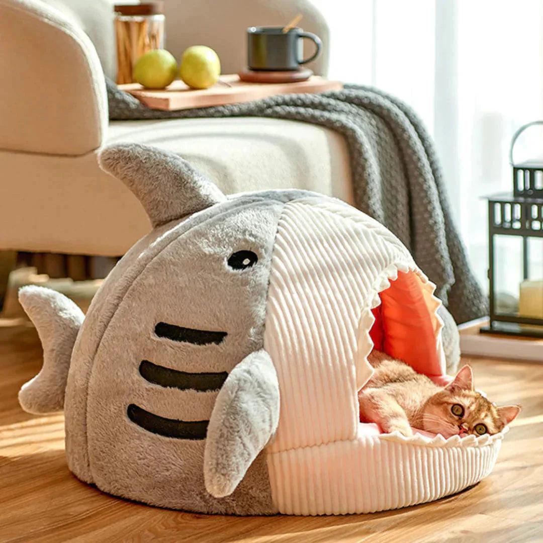 Plush Shark Pet Bed.