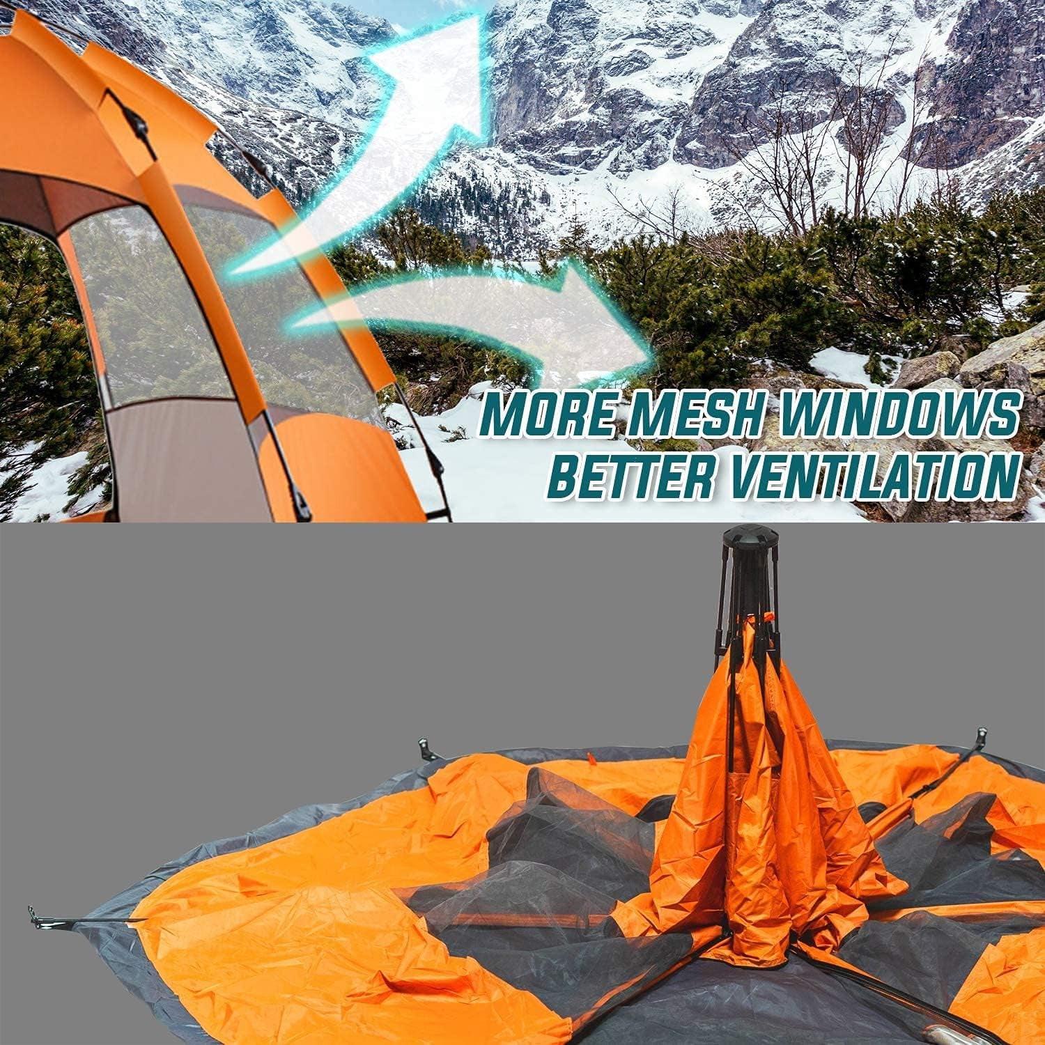 Camping Tent Easy Setup Waterproof Tent for Camping.