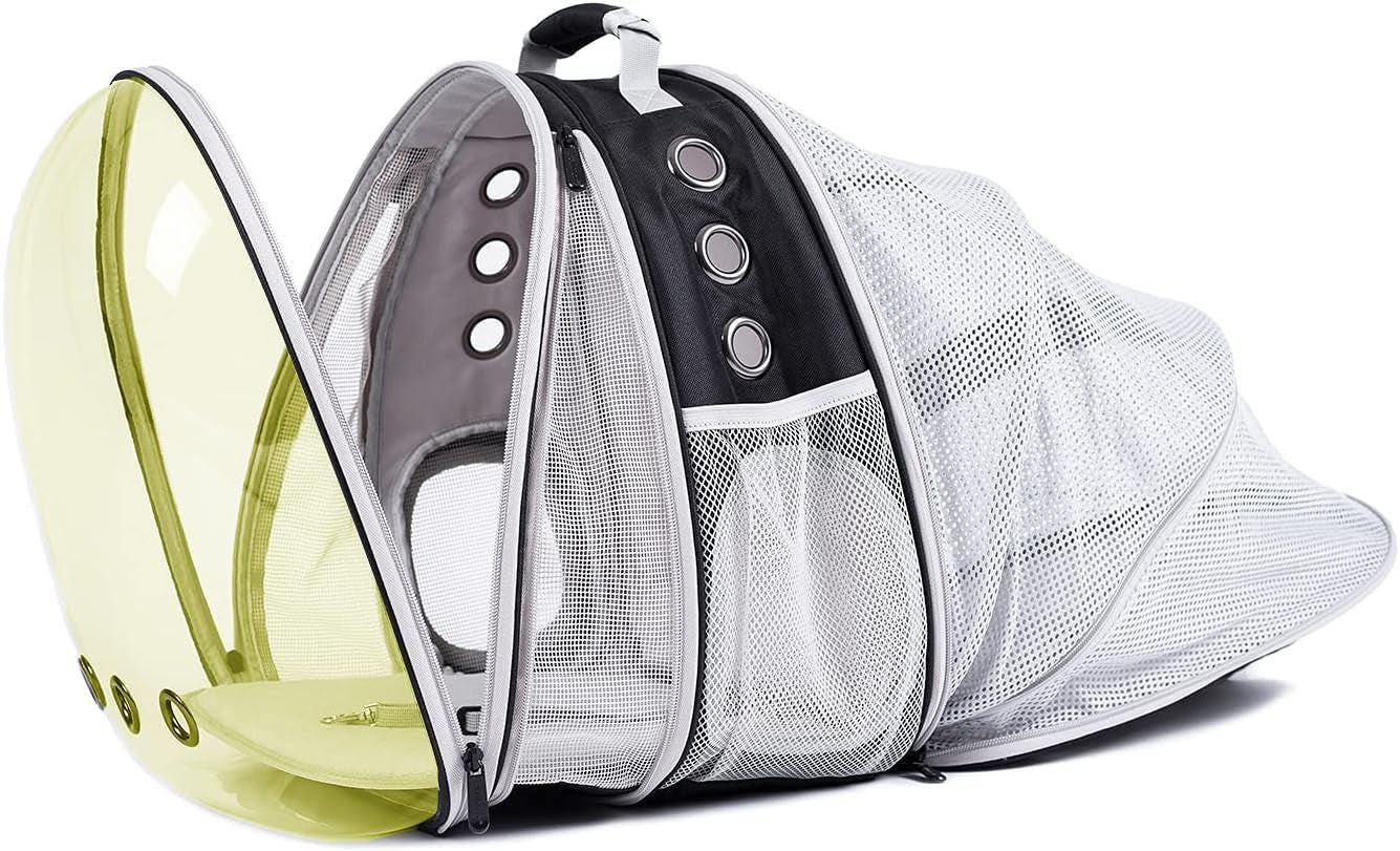 Dual Expandable Polarized Cat Backpack Carrier.