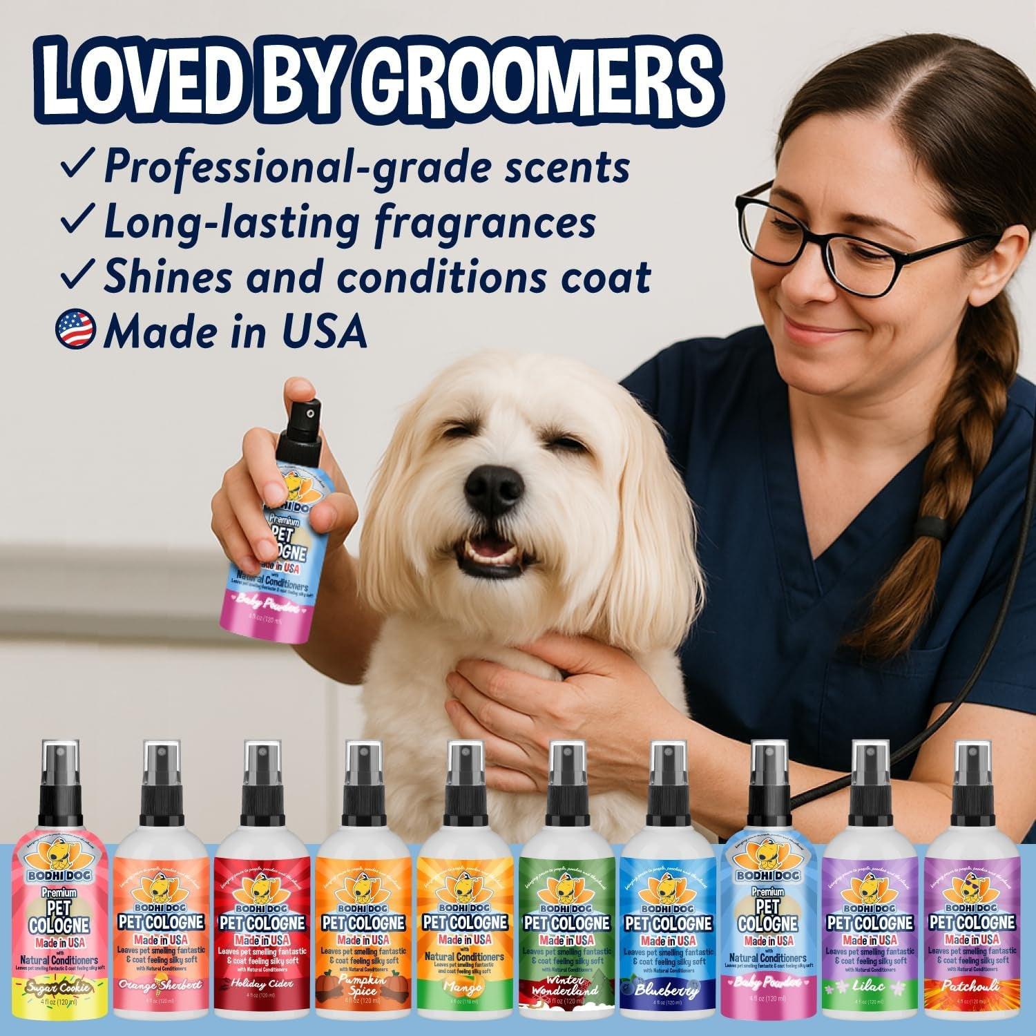 Premium Dog Cologne - Deodorizing Dog Perfume & Conditioner for Dogs & Cats.