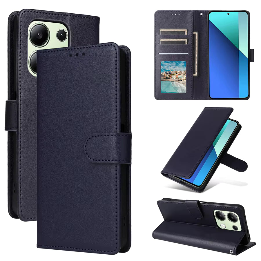 Magnetic Flip Leather Case for Xiaomi Redmi Note 13 Pro.