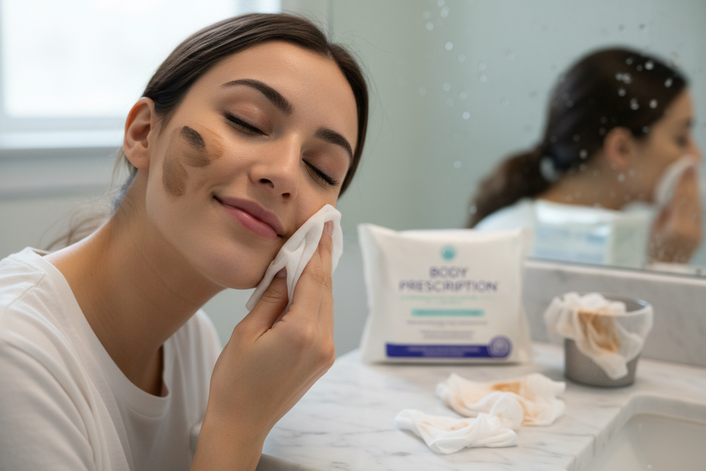 Body Prescription Makeup Cleansing Wipes - 50 Count (Pack of 2).