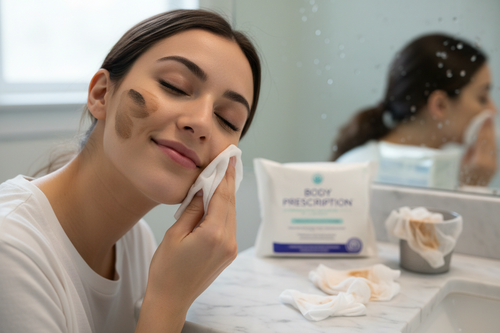 Body Prescription Makeup Cleansing Wipes - 50 Count (Pack of 2).