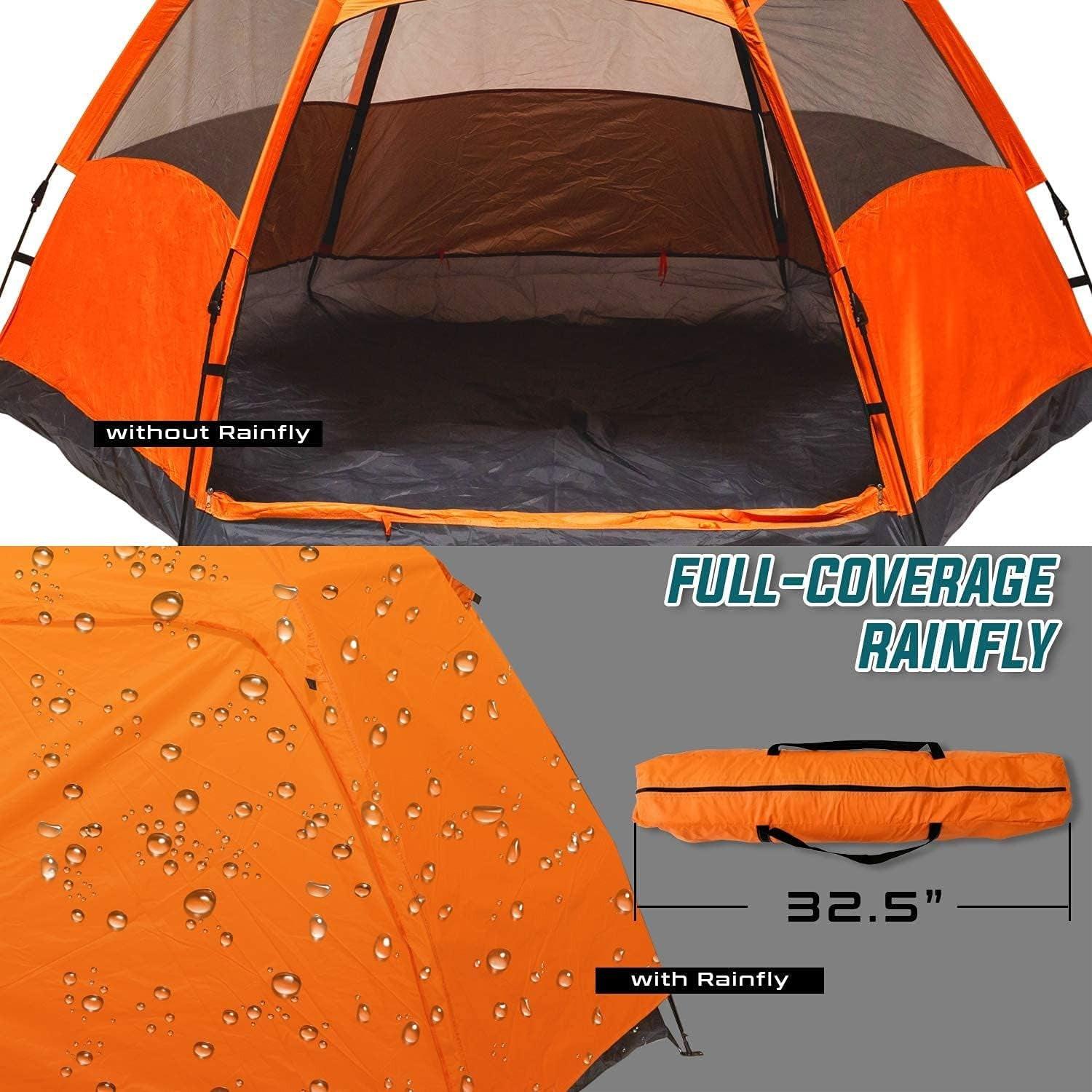 Camping Tent Easy Setup Waterproof Tent for Camping.