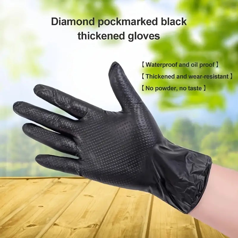 Black Diamond Nitrile Gloves.