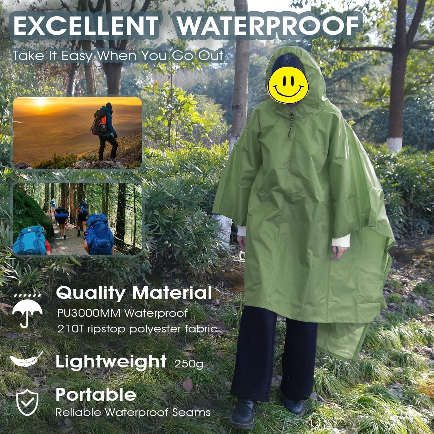 Waterproof Raincoat Poncho.