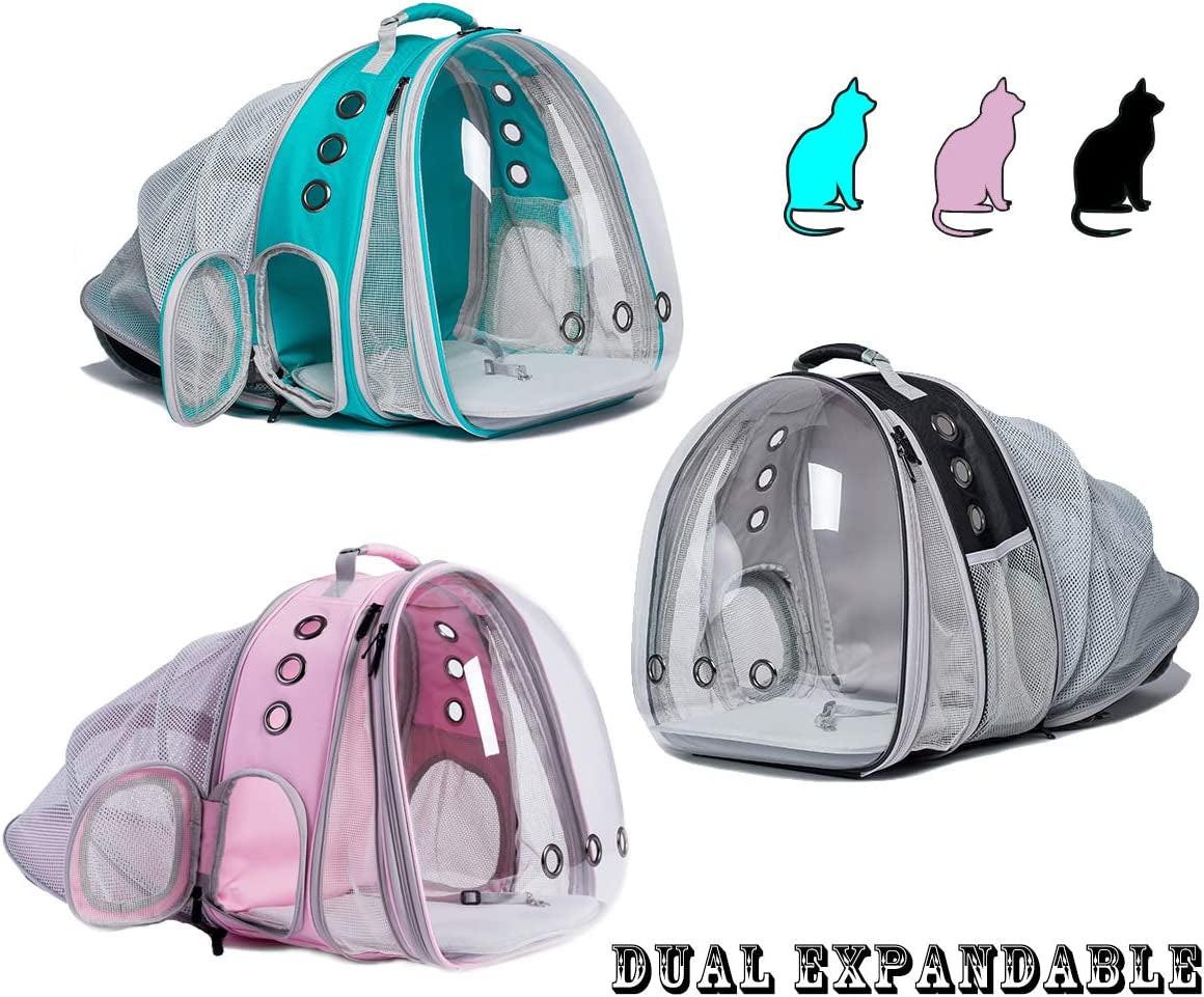 Dual Expandable Polarized Cat Backpack Carrier.