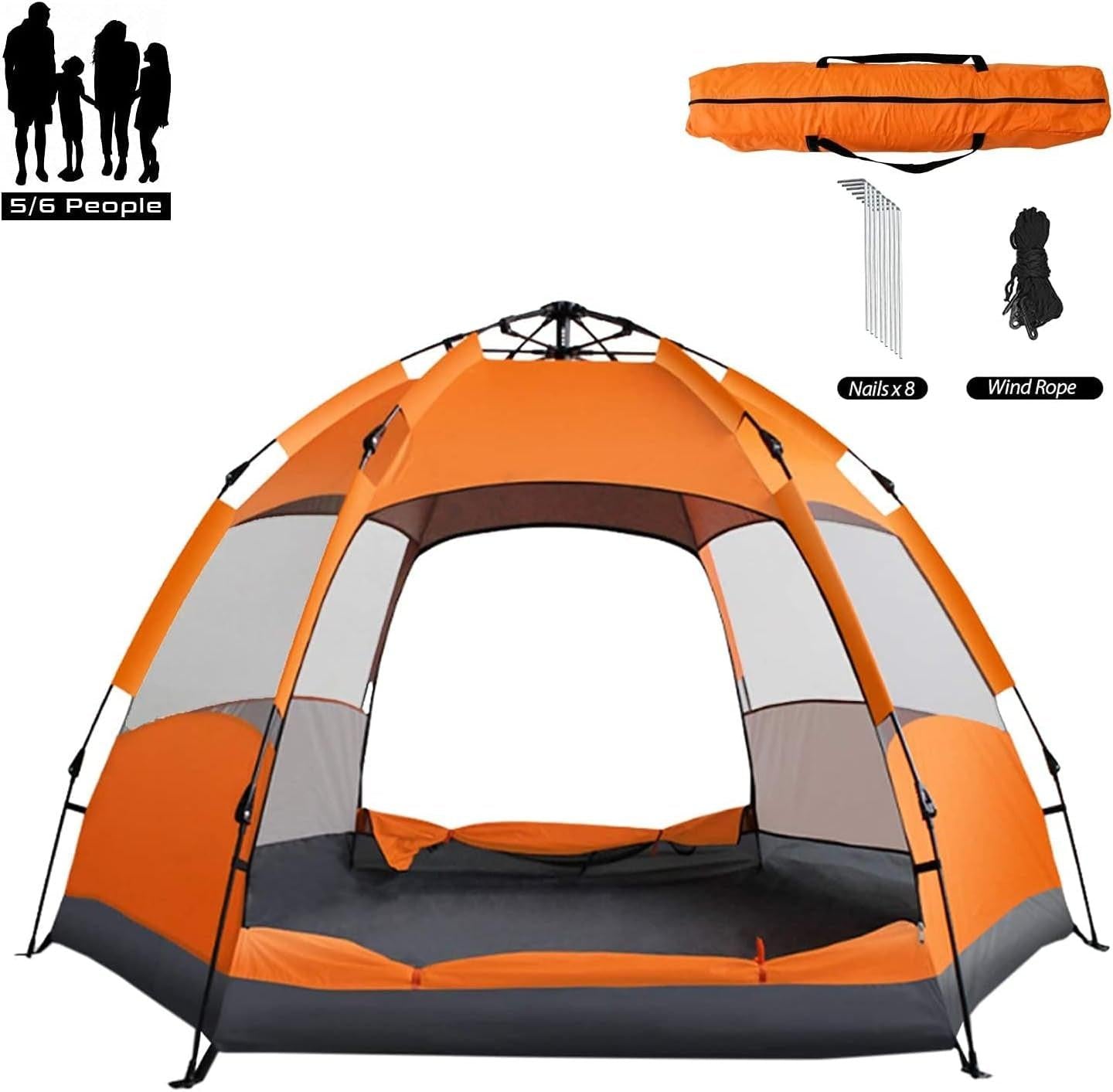 Camping Tent Easy Setup Waterproof Tent for Camping.