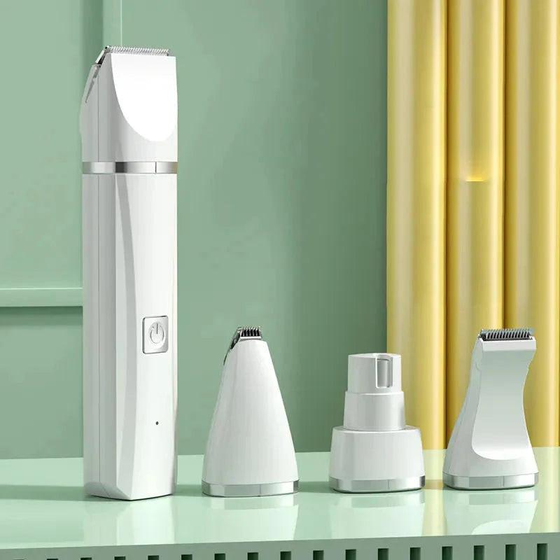 Electric Pet Grooming Kit - Hair Trimmer, Clippers, Nail Grinder for Cats & Dogs.