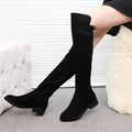 Women's Over The Knee Flat High Tube Boots.