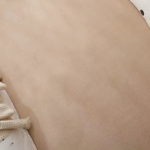 Beige Soft Plush Area Rug.